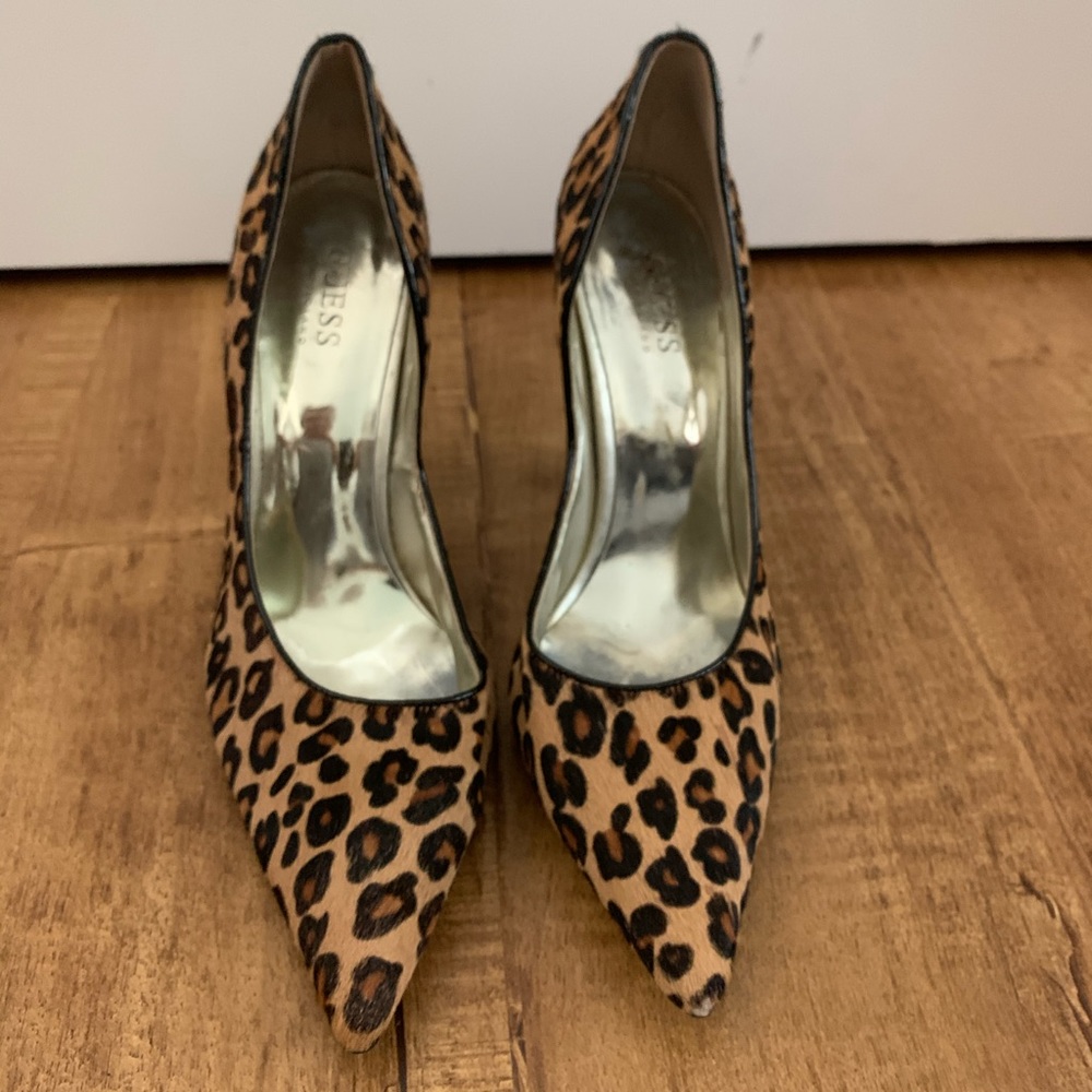 Guess Pony Hair Heels